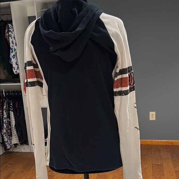 Harley-Davidson Black and Cream Retro Motorcycle Top - Picture 4 of 4